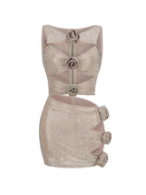 Vanesa Skirt Set in Light Nude
